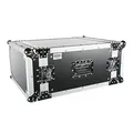 Produktbild: Robustes 19 Zoll Tour Case, 6HE, 9mm Holz, Klappgriffe, Butterfly-Schlösser, Rackschienen, 52cm Einbautiefe, professionelles Design, ideal für sicheren Transport von Equipment