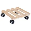 Produktbild: WAGNER PALETTI Pflanzenroller Kübelroller Blumenroller 25x25cm FSC®-Massivholz