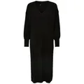 Produktbild: ONLY Shirtkleid Oversized Langarm ONLNEW TESSA (lang, 1-tlg) ONLNEW TESSA L/S MIDI V DRESS KNT NOOS schwarz M (38)