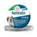Produktbild: Seresto Elanco Halsband für kleine Hunde bis 8 kg: 7 bis 8 Monate wirksamer Schutz gegen Zecken und Flöhe, Länge 36 cm, 1,25 g + 0,56 g
