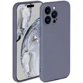 Produktbild: ONEFLOW Soft Case für iPhone 15 Pro Hülle aus Silikon mit Kameraschutz, Silikonhülle mit erhöhtem Schutz fürs Display, Backcover Schutzhülle, weiche Handyhülle, Blau Grau