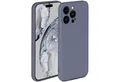 Produktbild: ONEFLOW Handyhülle für iPhone 15 Pro Hülle Silikon Soft Case Blau Grau 6,1 Zoll, Silikonhülle Cover Dünn Handytasche TPU Schutzhülle mit Kameraschutz