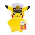 Produktbild: Pokémon PKW4689-20cm Plüsch - Captain Pikachu, offizielles Plüsch