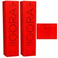 Produktbild: Schwarzkopf Igora Royal 2 x 60 ml 1-1 blauschwarz Haarfarbe Cremefarbe Set
