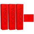 Produktbild: Schwarzkopf Igora Royal 3 x 60 ml 1-1 blauschwarz Haarfarbe Cremefarbe Set