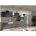 Produktbild: Held Möbel Küchenzeile Turin 360 cm Graphit-Wotaneiche mit E-Geräten