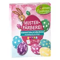 Produktbild: Heitmann Eierfarben - Kreativ Farb- & Bastelset - 5 Eierfärbetabletten in Gelb, Rot, Violett, Grün und Blau + Stickerbogen, Hasengesichter und Eierbecher