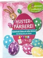 Produktbild: Heitmann Eierfarben Muster-Färberei 5 Farben Gelb Pink Grün Violett Blau Ostern