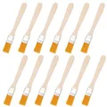 Produktbild: YPYMOD 12-teiliges Flachpinsel-Set, Holzpinsel-Set, Nylonborsten, für Malerei, Färben, Lacke, Kleber und Heimwerken - 13 x 1,4 cm