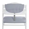 Produktbild: hauck Sitzkissen Kompatibel mit Alpha+, Beta+ und Arketa Holzhochstuhl Highchair Pad Deluxe, Einfache Befestigung mit Klettverschluss, Maschinenwaschbar (Stretch Grey)