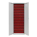 Produktbild: ADB Stahlschrank 40827 lichtgrau 17 Fachböden 71,0 x 30,0 x 195,0 cm, teilzerlegt, 1 St.