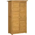 Produktbild: Outsunny Gartenschrank, Fichte, Holz, 465x160x87 cm, Aufbewahrung & Schutzhüllen, Geräteschuppen