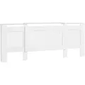 Produktbild: HOMCOM Heizkörperverkleidung Spanplatte MDF Weiß 201L x 19B x 81,5H cm