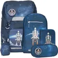 Produktbild: Beckmann Schulranzenset Classic Maxi - 6-Tlg. Set Space Mission - Blau