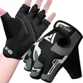 Produktbild: RDX Fitness Handschuhe Damen Herren, Gewichtheben Trainingshandschuhe Krafttraining, rutschfest Gym Bodybuilding Workout Weight Lifting Gloves, Kraftsport Klimmzüge Workout, Powerlifting Radfahren