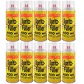 Produktbild: LudwigLacke 10 Spraydosen Spritzspachtel Spritzfüller Grundierung für Autolack grau