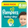 Produktbild: Pampers Baby Dry Gr.6 Extra Large 13-18kg Maxi Pack Windeln, 80 Stück