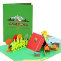 Produktbild: Geschenkgutschein Camping Geschenke | Pop up 3D Geburtstagskarte für Camper, Pfadfinder | Vatertagsgeschenk, Gutschein zum Zelten | Geschenkideen zum Geburtstag, H28AMZ