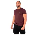 Produktbild: Alpha Industries Herren Basic T Small Logo T-Shirt, Blickdicht, Deep Maroon, XL