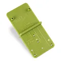 Produktbild: SO-TECH® Bohrlehre EasyGreen Bohrschablone für Topfbohrungen Ø 26 und 35 mm, 32er Lochreihen und Exzenter Verbindungsbeschläge