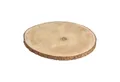 Produktbild: VOSSBACH Rindenscheiben Baumscheibe Zum Basteln Holzscheibe Scheibe, (1-tlg), Rund mit Rinde Ø 35 cm Paulownia Holz Naturbelassen