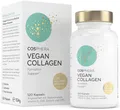 Produktbild: COSPHERA® Kollagen-Bildung Hyaluron 120 Kapseln vegan mit Vitamin C, Biotin, OPC, Zink & Kupfer hochdosiert - Vollagen® zur Bildung von Kollagen Kapseln 100% pflanzlich