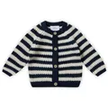 Produktbild: Stellou & friends Cardigan-Strickjacke für Mädchen und Jungen | Hochwertige Baby-Kleidung aus 100% Baumwolle | Gr. 86/92 - Stripes