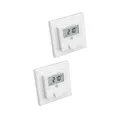 Produktbild: Homematic IP Wandthermostat mit Luftfeuchtigkeitssensor HmIP-WTH-1 • 2er Pack