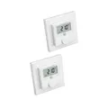 Produktbild: Homematic IP Wandthermostat mit Luftfeuchtigkeitssensor HmIP-WTH-1 • 2er Pack