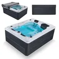 Produktbild: Artsauna Whirlpool, Grau, Kunststoff, 210x80x160 cm, Freizeit, Pools und Wasserspaß, Whirlpools