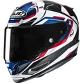 Produktbild: Motorrad Helm XL - HJC RPHA 12 Brels Integralhelm - schwarz-weiß-blau-rot