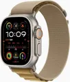 Produktbild: Apple Watch Ultra 2 GPS + Cellular 49mm Titanium mit Tan Alpine Loop medium