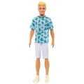 Produktbild: Barbie Fashionista Ken-Puppe im Urlaubs-Look - Blonder Ken Puppen-Mann