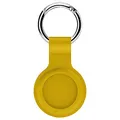 Produktbild: CoverKingz Schlüsselanhänger kompatibel mit AirTags 2021 - Spritzwassergeschützes Air Tag Cover - Kratzfeste Airtag Hülle - Soft Silicone Protective Case - Silikon Schutzhülle Holder Etui Gelb