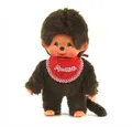 Produktbild: Monchhichi Plüschfigur Junge Classic 20 cm Monchhichi Puppe mit original rotem Lätzchen