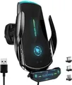 Produktbild: Auto Handyhalterung 15W Qi Ladestation 360 Drehbar KFZ Halter