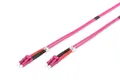 Produktbild: Digitus LWL Patchkabel LC/LC 50/125µ OM4 erika-violett 3m