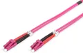 Produktbild: DIGITUS LWL Patchkabel, LC-Duplex - LC-Duplex, OM4, 3,0 m