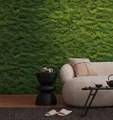 Produktbild: Fototapete Mooswand mit Naturmotiv in Grün ➤ 1,59x2,80 m