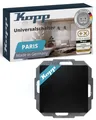Produktbild: PARIS Universalschalter in Matt-Schwarz - Lichtschalter-Unterputz mit 10AX Sc...