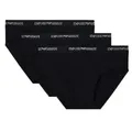 Produktbild: Armani Stretch Jersey Briefs 3P Schwarz Baumwolle Medium Herren