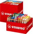 Produktbild: Buntstift, Wasserfarbe & Wachsmalkreide - STABILO woody 3 in 1 - 76er Box mit 4