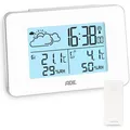 Produktbild: ADE Wetterstation WS2136-2, Funk, digital, mit Außensensor, Wettervorhersage, LC-Display und 4 Messwerten