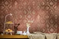 Produktbild: Vliestapete Ornamente Shabby Barock Motiv Rot Gold Metallic 78672-3 (3,47€/1qm)
