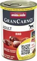 Produktbild: animonda GranCarno Hunde Nassfutter mit Rind pur (6 x 400 g), getreidefreies Hundenassfutter ohne Zucker, für ausgewachsene Hunde, mit frischen fleischigen Zutaten