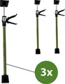 Produktbild: 3x Türspanner Zargenspanner 57 - 117 cm Klicksystem Teleskopstütze Einhandstütze