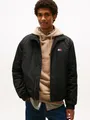 Produktbild: Tommy Jeans Blouson TJM ESSENTIAL PADDED JACKET EXT Freizeitjacke, Übergangsjacke glänzend, Stretchbündchen, Stehkragen