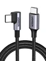Produktbild: UGREEN 60W USB C Kabel auf USB C Winkel PD 3.0 PPS USB C Ladekabel 90 Grad