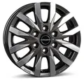 Produktbild: BORBET DESIGN CW6 mistral anthracite glossy polished 6.5Jx17 6x139.7 ET48 R43679422
