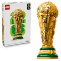 Produktbild: LEGO Editions Sports Offizieller Pokal der FIFA Fußball-Weltmeisterschaft - 3D DIY Modell mit sammelbarer Minifigur - Fußball Geschenkidee für Jungen & Mädchen ab 12 Jahren oder Vatertag - 43020